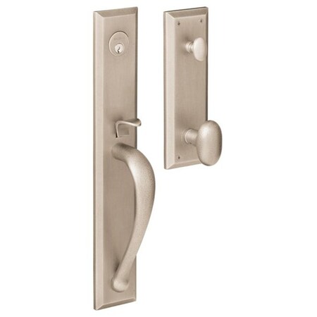 Baldwin Entry Handlesets Lifetime Satin Nickel 6403.056.RENT